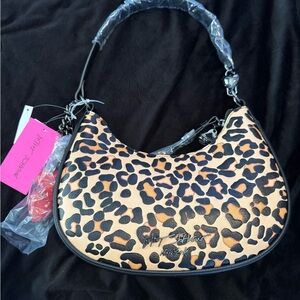 Betsey Johnson Leopard Print Shoulder Bag